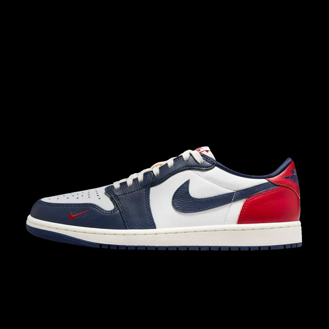 Air Jordan 1 Retro Low OG (Summit White/Gym Red-Midnight Navy)