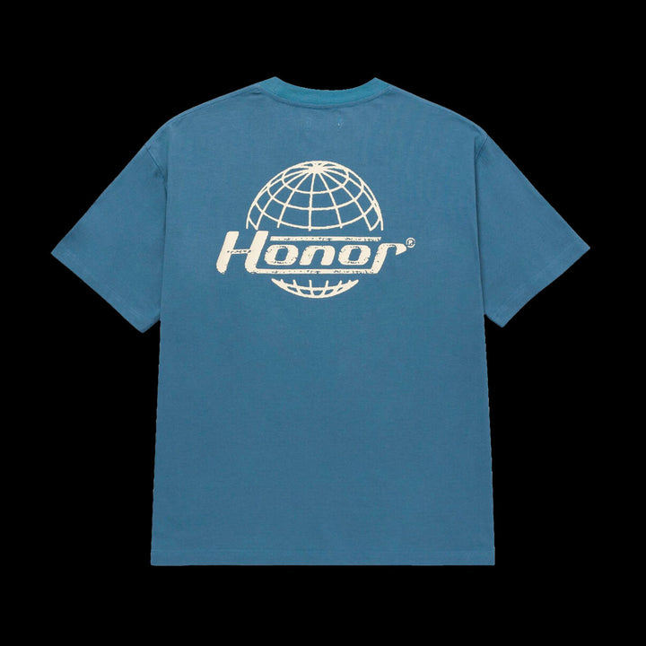 Honor The Gift Globe Logo T-Shirt (Blue)