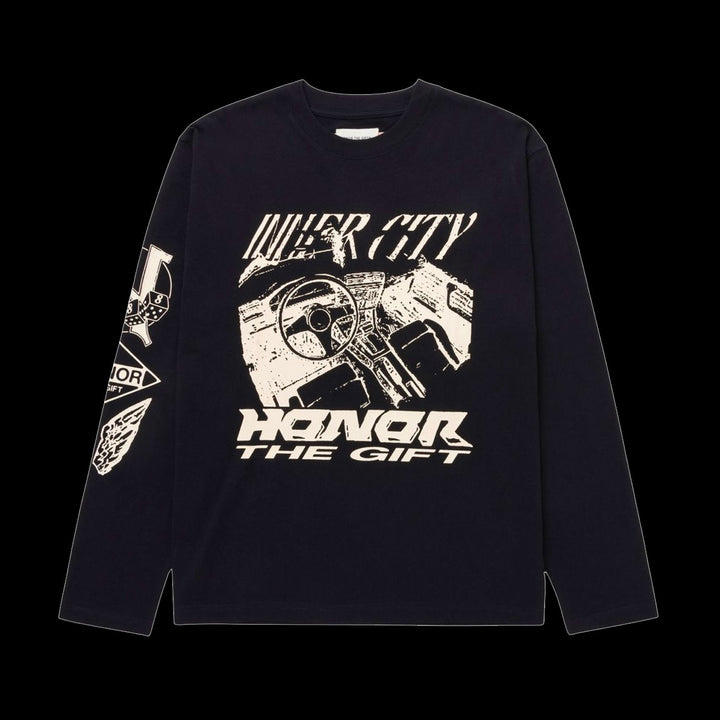 Honor The Gift Driving Long Sleeve T-Shirt (Black)