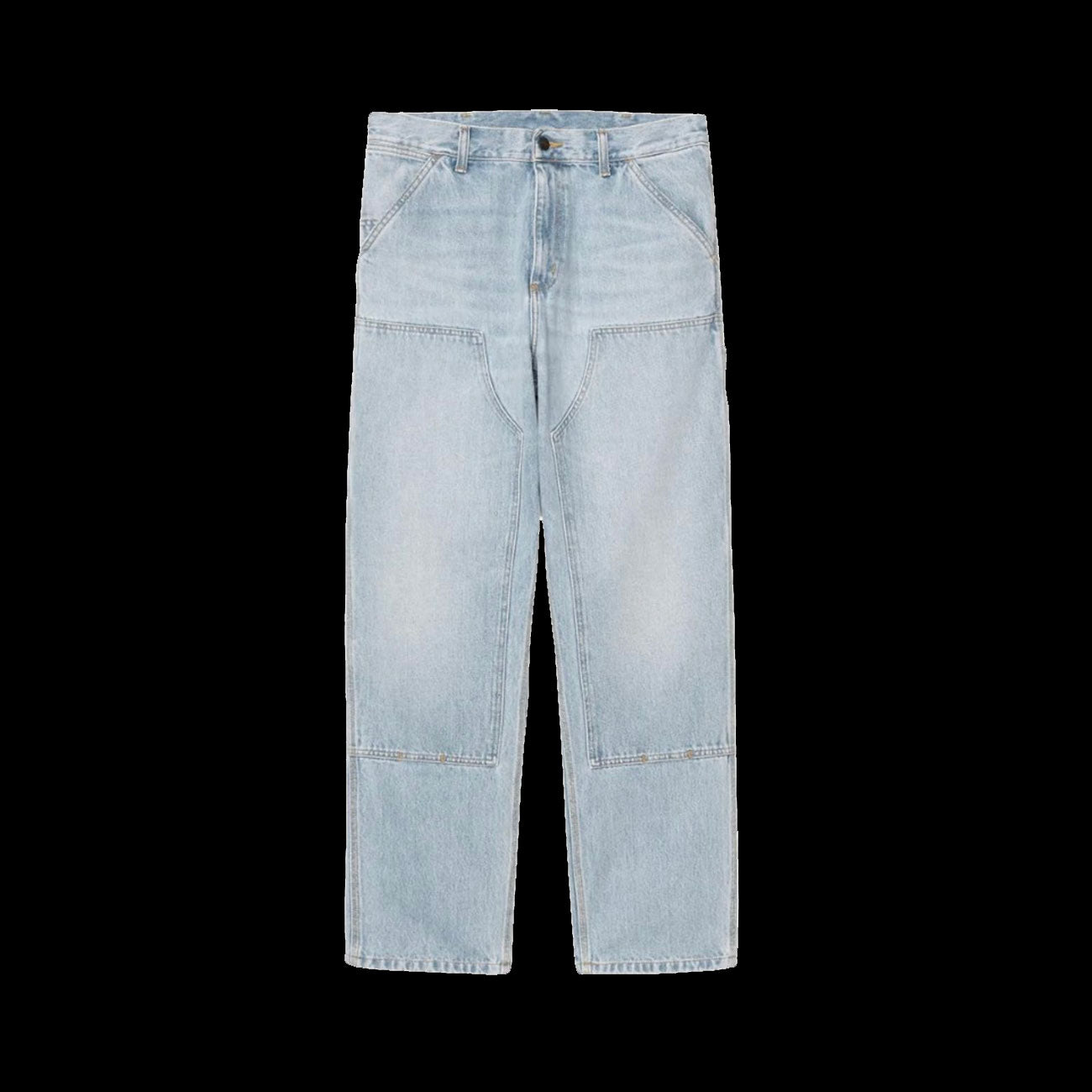 メンズ DUBBLE WORKS Bleached denim pants