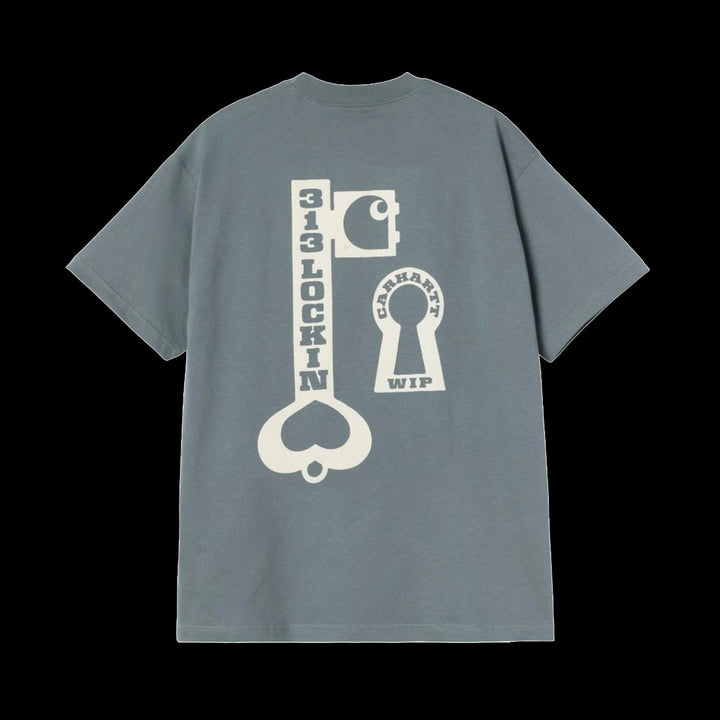Carhartt WIP Locked T-Shirt (Cozy Blue)