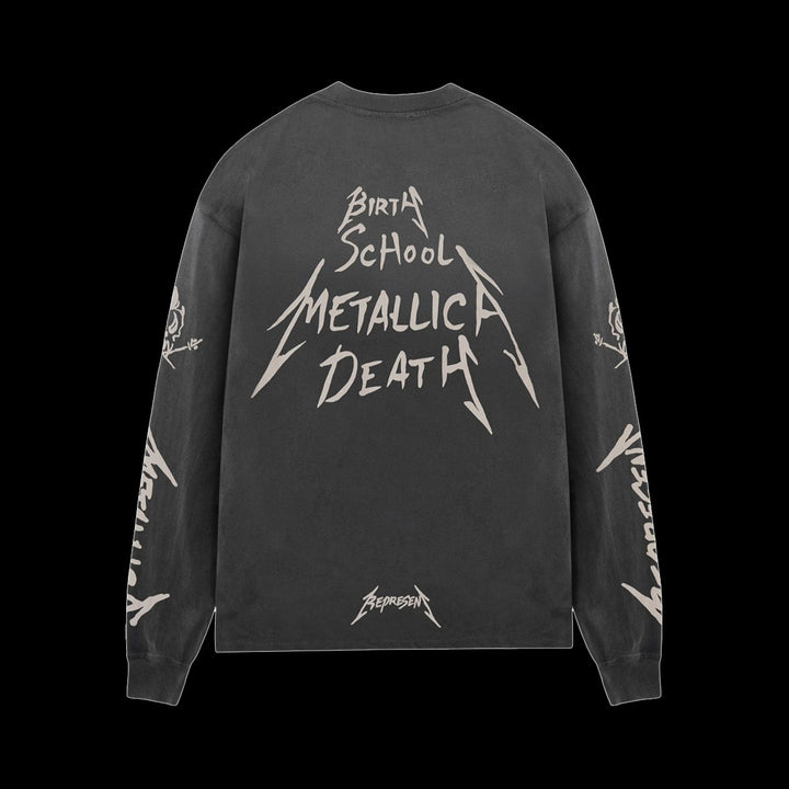 Represent Metallica Garage Inc L/S T-Shirt (Stained Black)