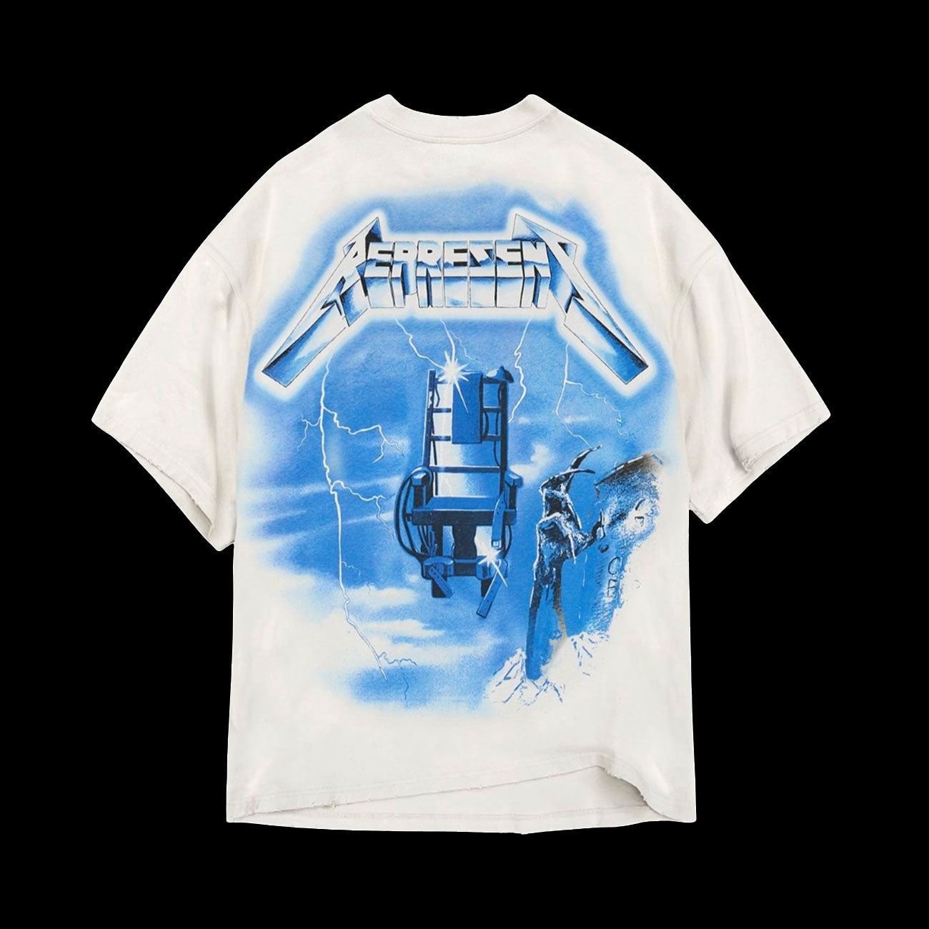 Represent Metallica Ride The Lightning T-Shirt (Flat White) – Two 18