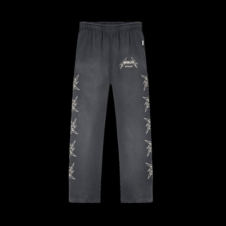 Represent Metallica 40 Year Anniversary Sweatpants (Stained Black)