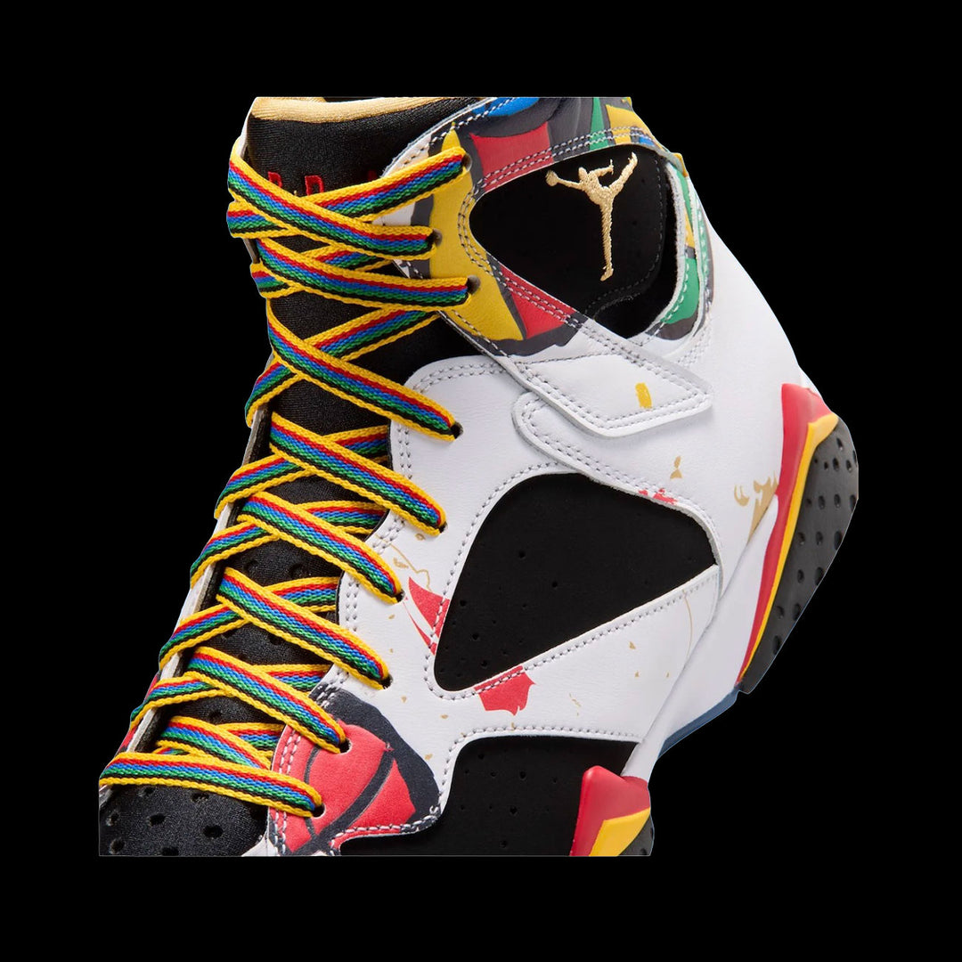 Air Jordan 7 Retro "Miro" (White/Metallic Gold-Sport Red)