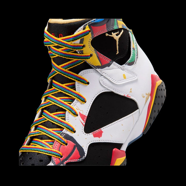Air Jordan 7 Retro "Miro" (White/Metallic Gold-Sport Red)