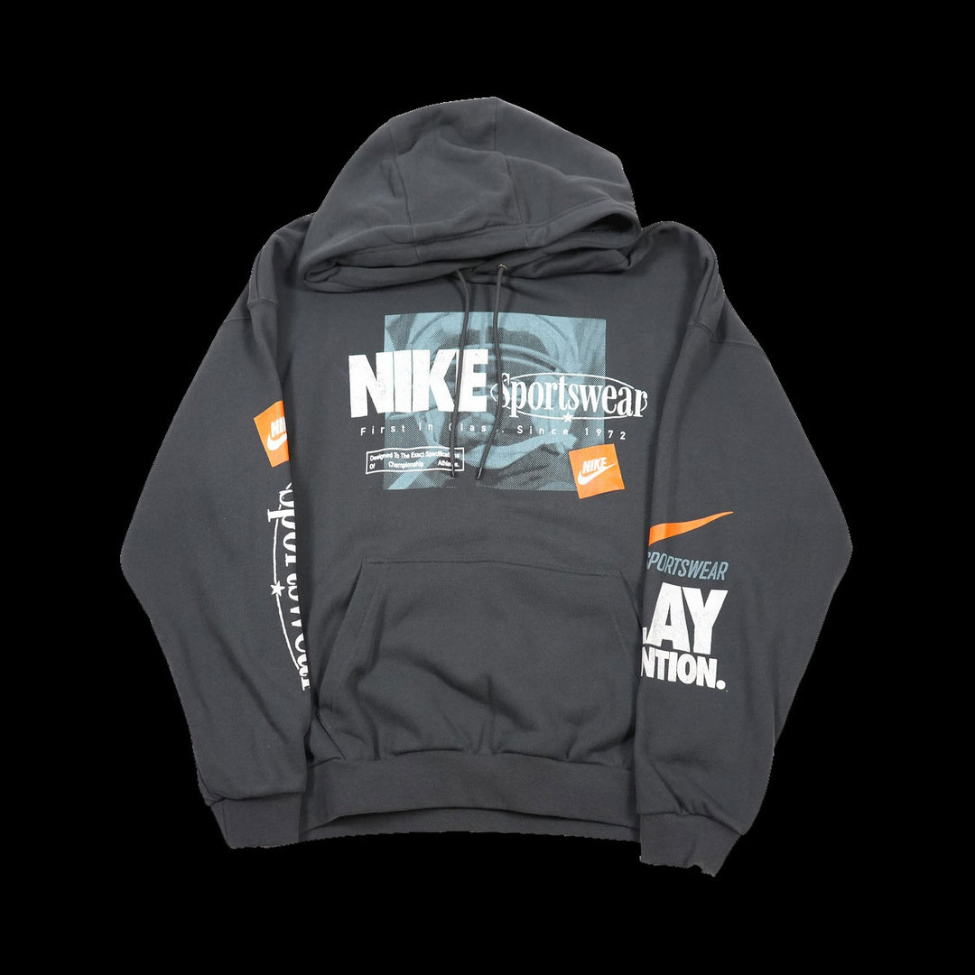 Nike Club Oversized French Terry Hoodie (Off Noir/P165c)