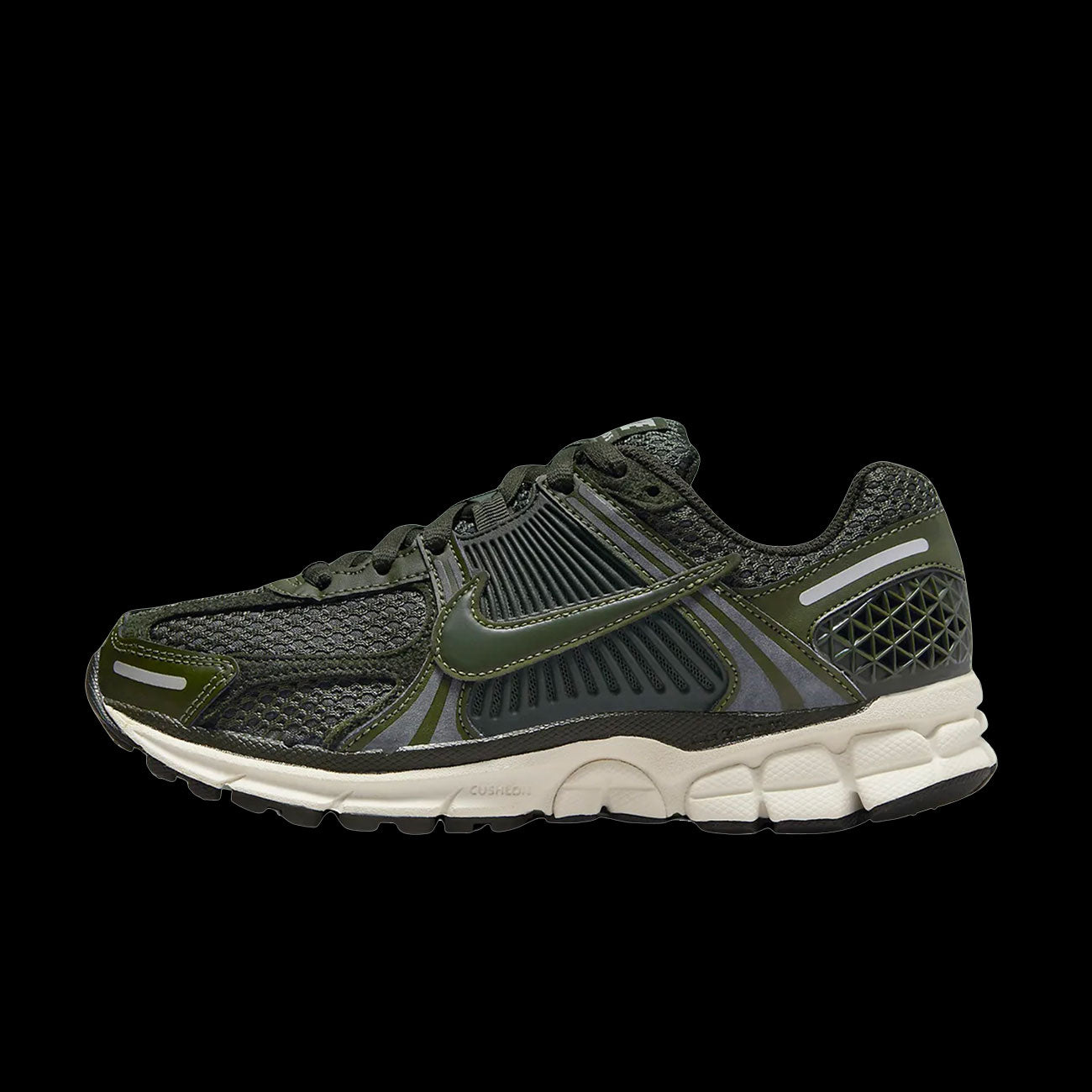 women's zoom vomero 5 cargo khaki sequoia metallic silver