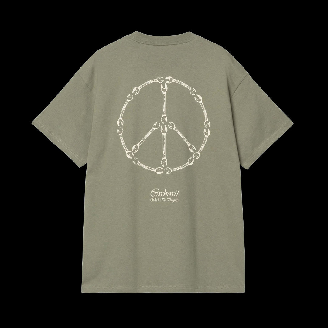 Carhartt WIP Peace And Work T-Shirt (Dollar Green/Natural)