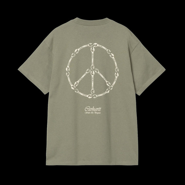 Carhartt WIP Peace And Work T-Shirt (Dollar Green/Natural)