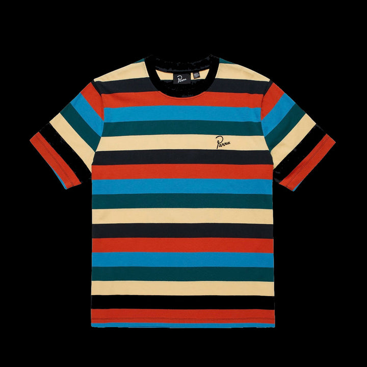 By Parra Stacked Pets On Stripes T-Shirt (Multi)