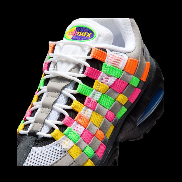 Nike Air Max 95 Big Bubble Woven (White/Purple Dynasty-Pearl Grey)