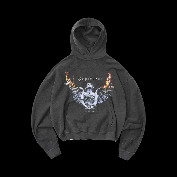 Represent Living Legacy Tour Reversible Hoodie (Sun Faded Grey)