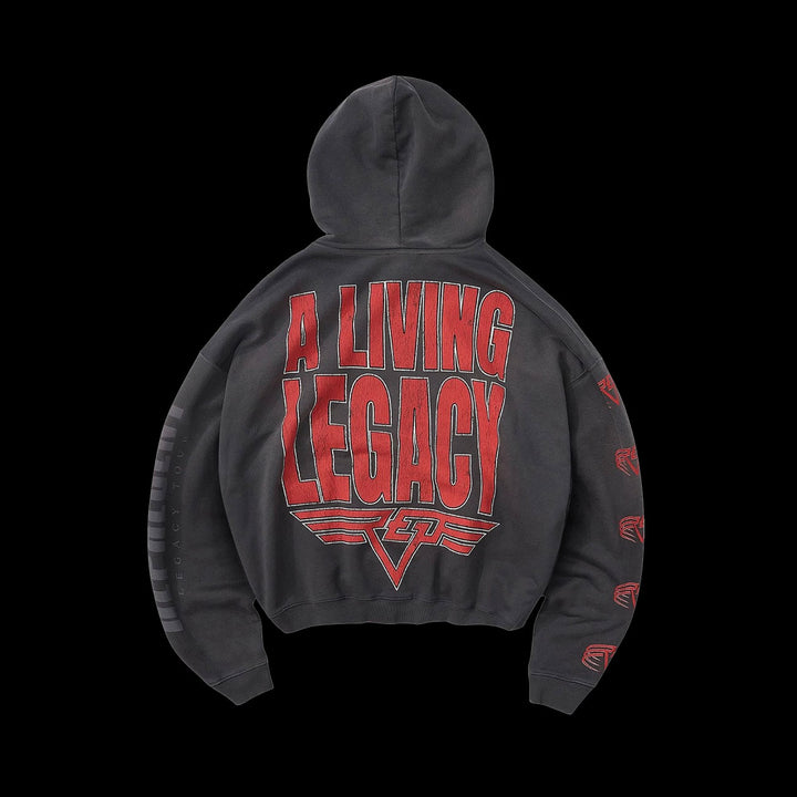Represent Living Legacy Tour Reversible Hoodie (Sun Faded Grey)