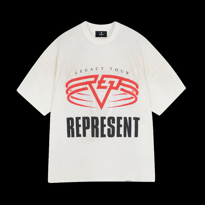 Represent Living Legacy Reversible T-Shirt (Flat White)