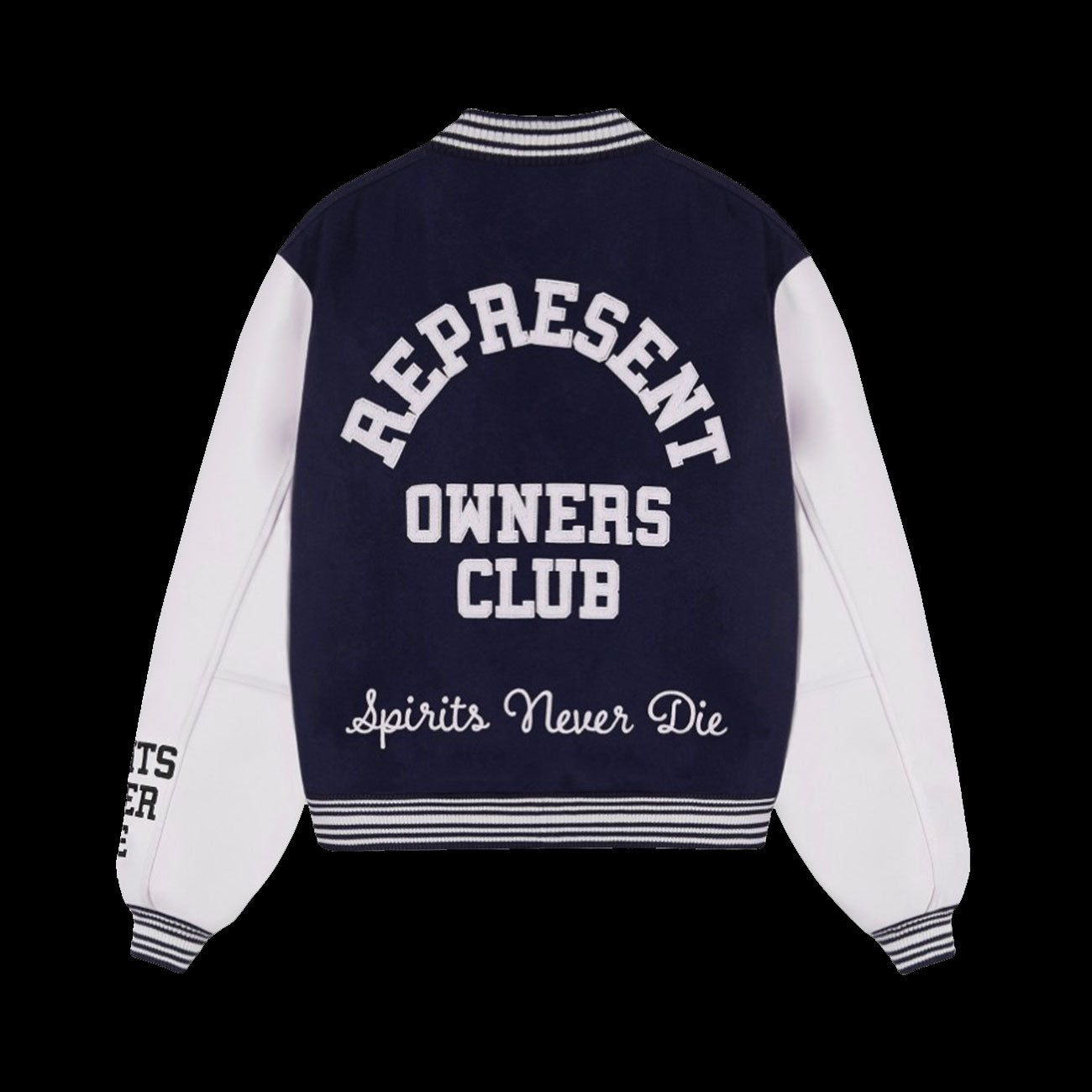 Represent Owners Club Varsity Jacket (Midnight Navy) – Two 18