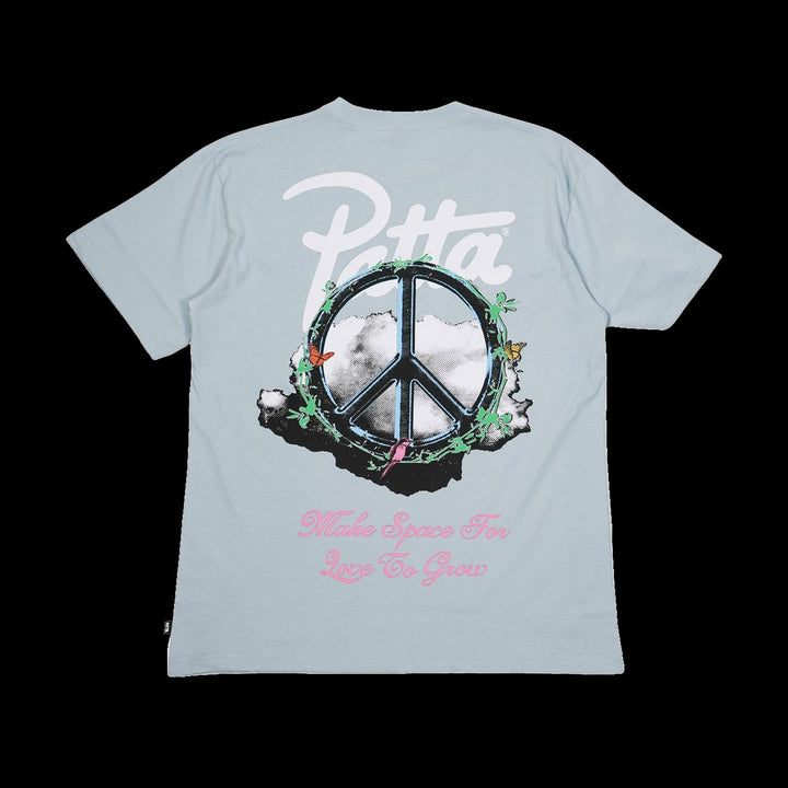 Patta Xerox Peace T-Shirt (Dusty Blue)