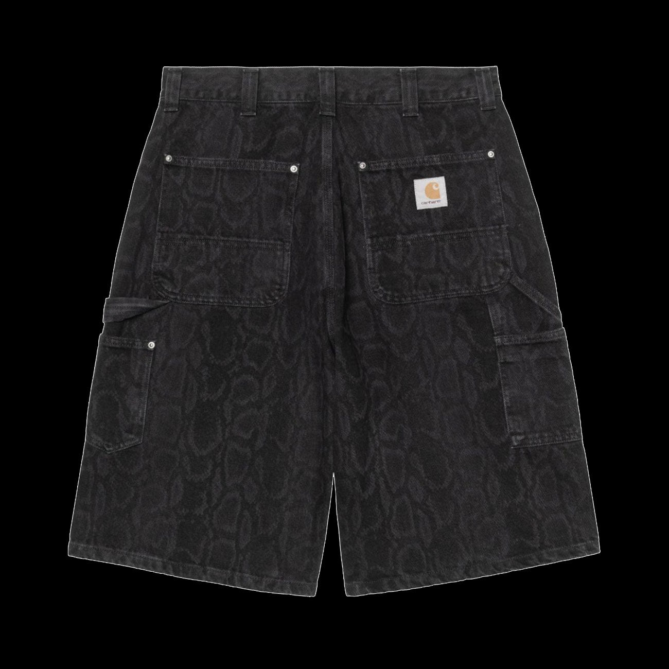 Carhartt WIP OG Double Knee Shorts (Snake Camo Black Heavy Stone