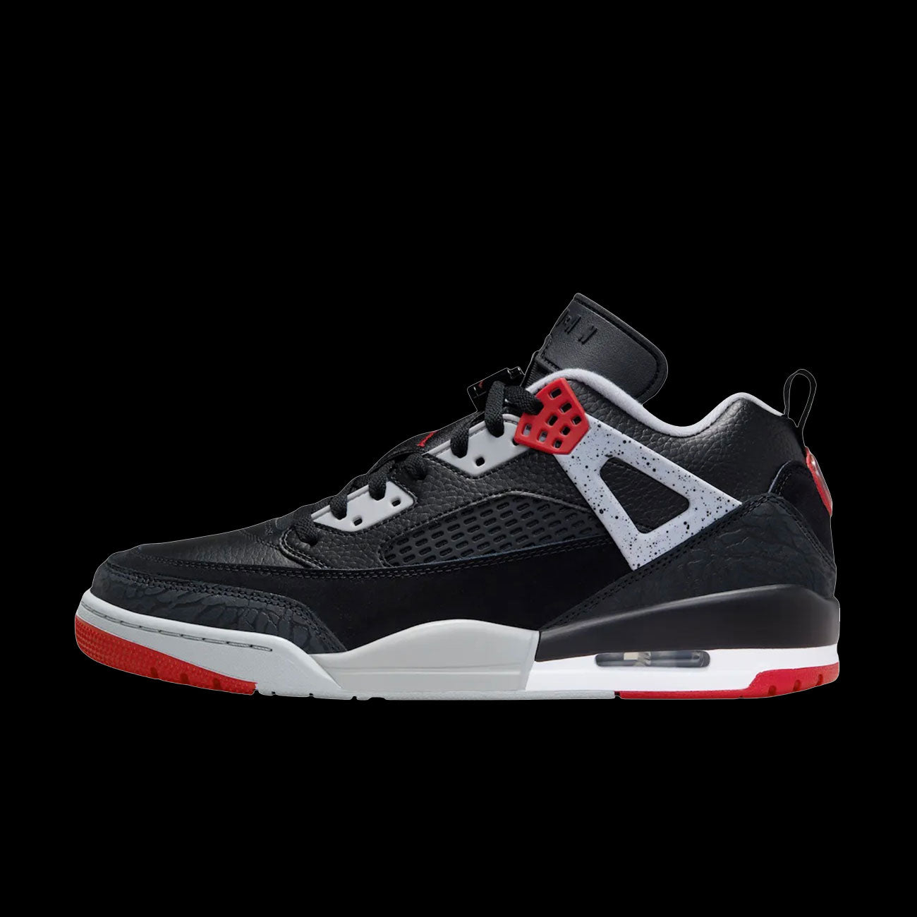 Air Jordan Spizike Low (Black/Gym Red-Wolf Grey-White) – Two 18
