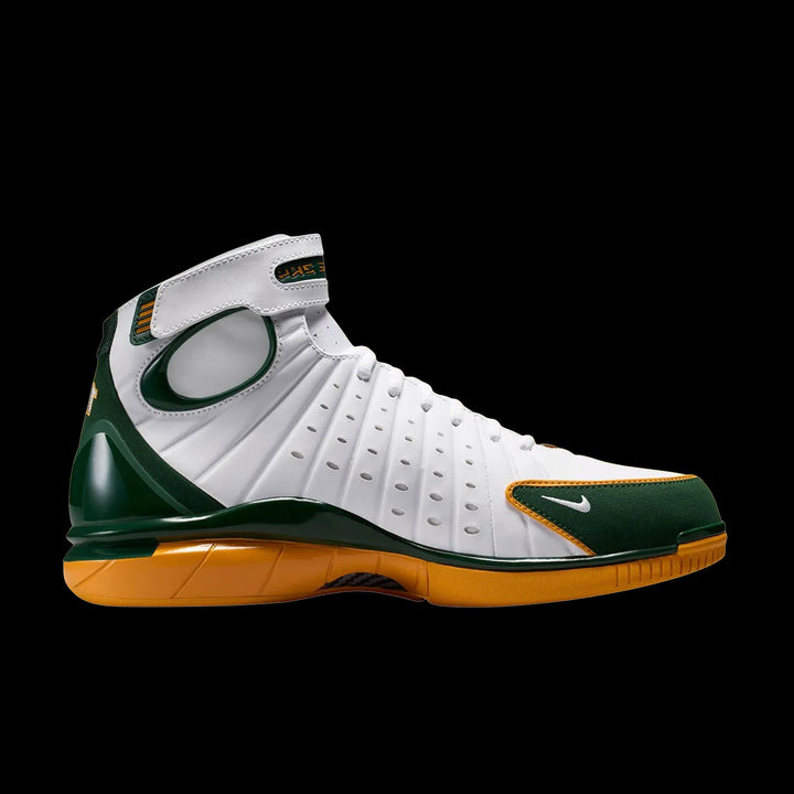 Nike Air Zoom Huarache (White/Deep Forest-Canyon Gold)