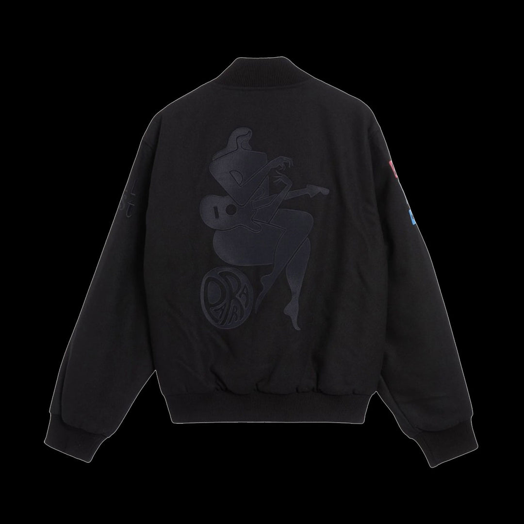 By Parra All The Best Varsity Jacket (Black)