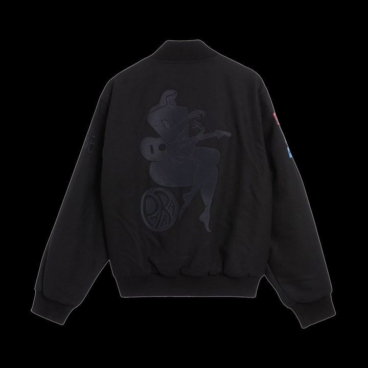 By Parra All The Best Varsity Jacket (Black)