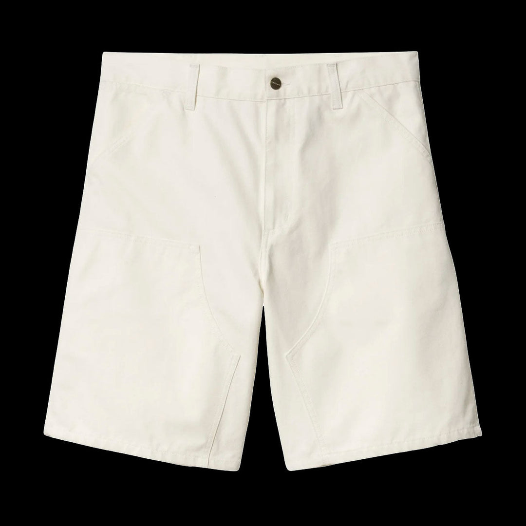 Carhartt WIP Double Knee Shorts (White)