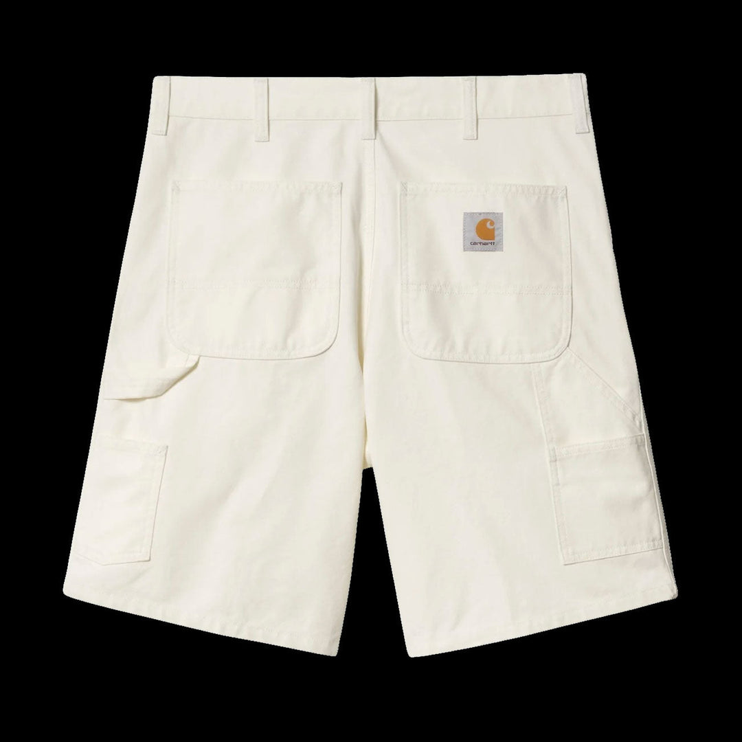 Carhartt WIP Double Knee Shorts (White)
