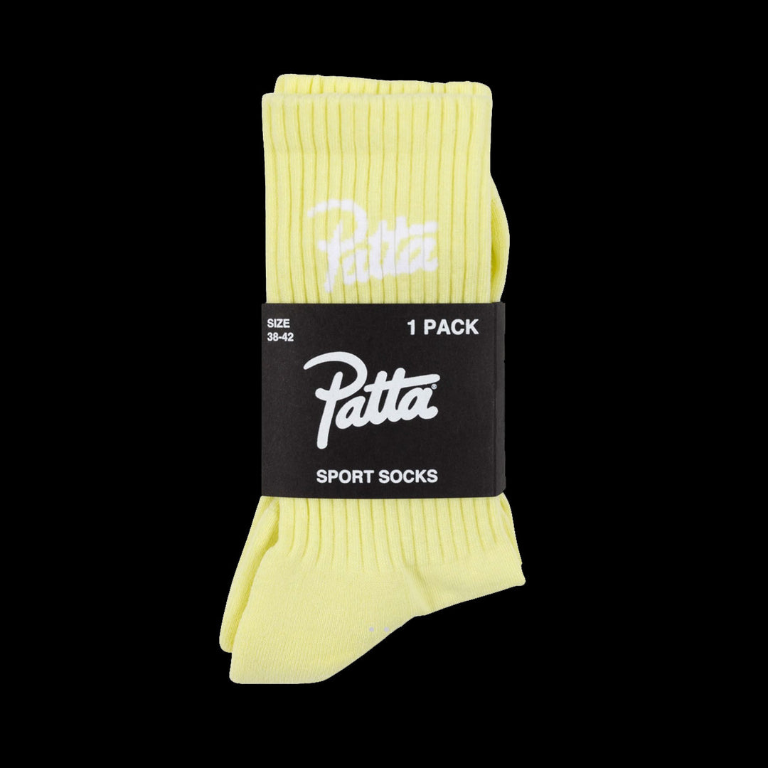 Patta Sport Socks (Wax Yellow)