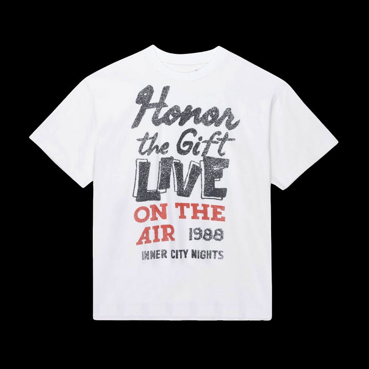 Honor The Gift Live On Air T-Shirt (White)