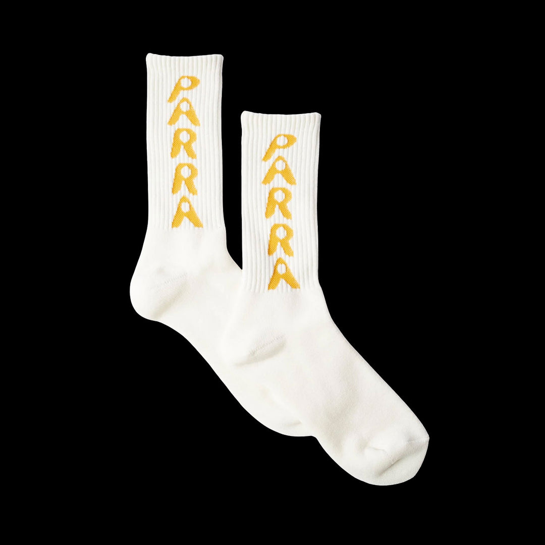 By Parra Hole Logo Socks (White)