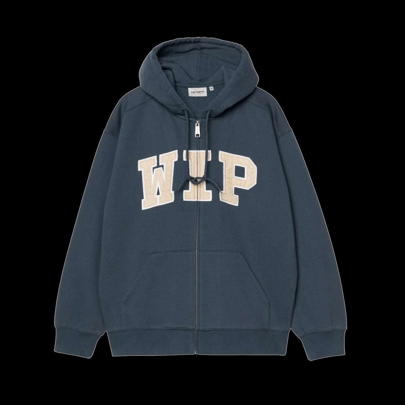 Carhartt WIP Hooded Wip Zip-Up Hoodie (Dusty Blue Stone