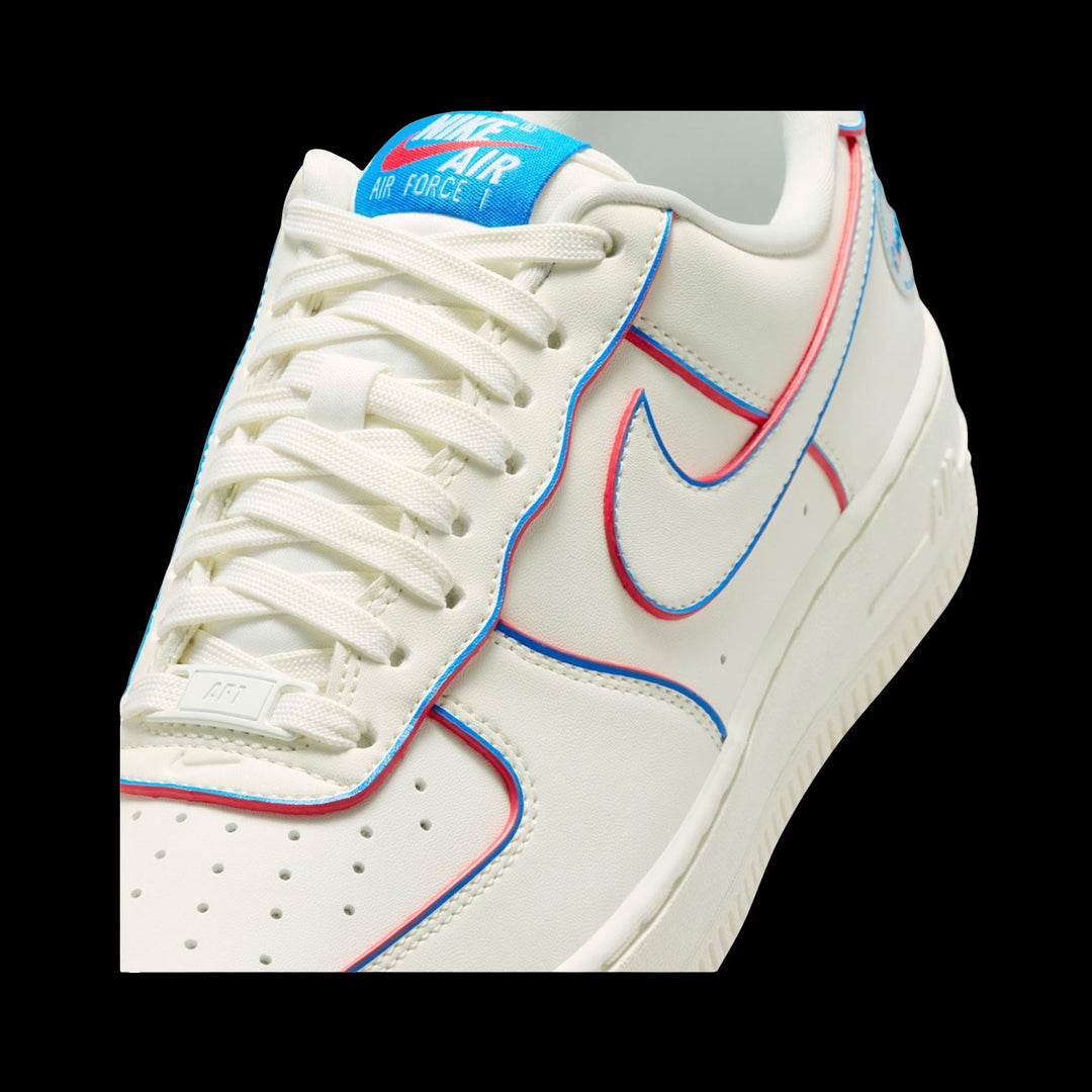 WMNS Nike Air Force 1 '07 WNBA 30th (Sail/Multi-Color-Action Red)