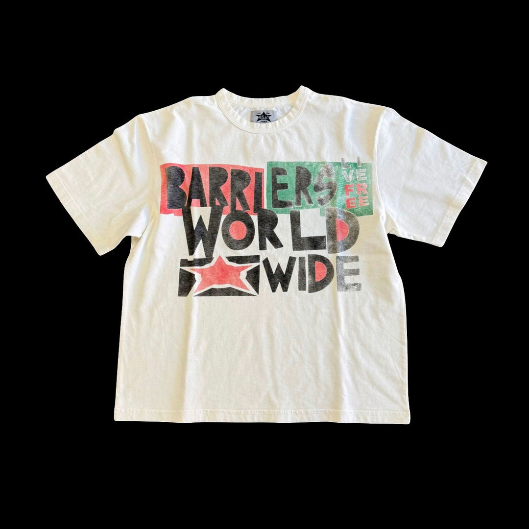 Barriers Worldwide Ringer T-Shirt (Off White)