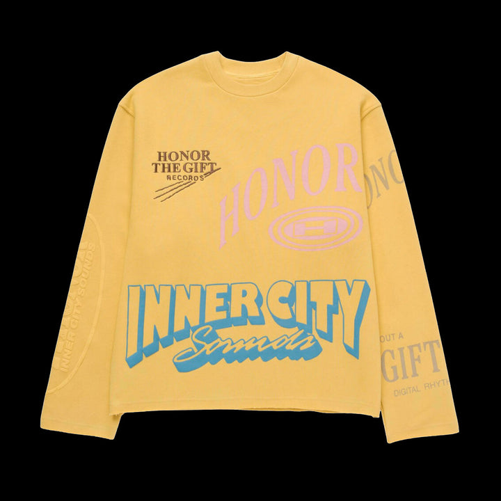 Honor The Gift Studio Crewneck 2.0 (Yellow)