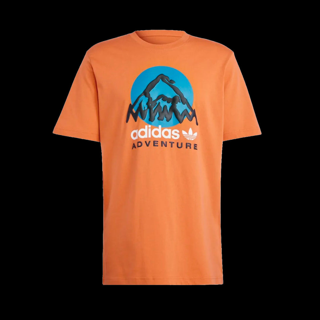 Adidas Adventure Mountain Front T-Shirt (Craft Orange)
