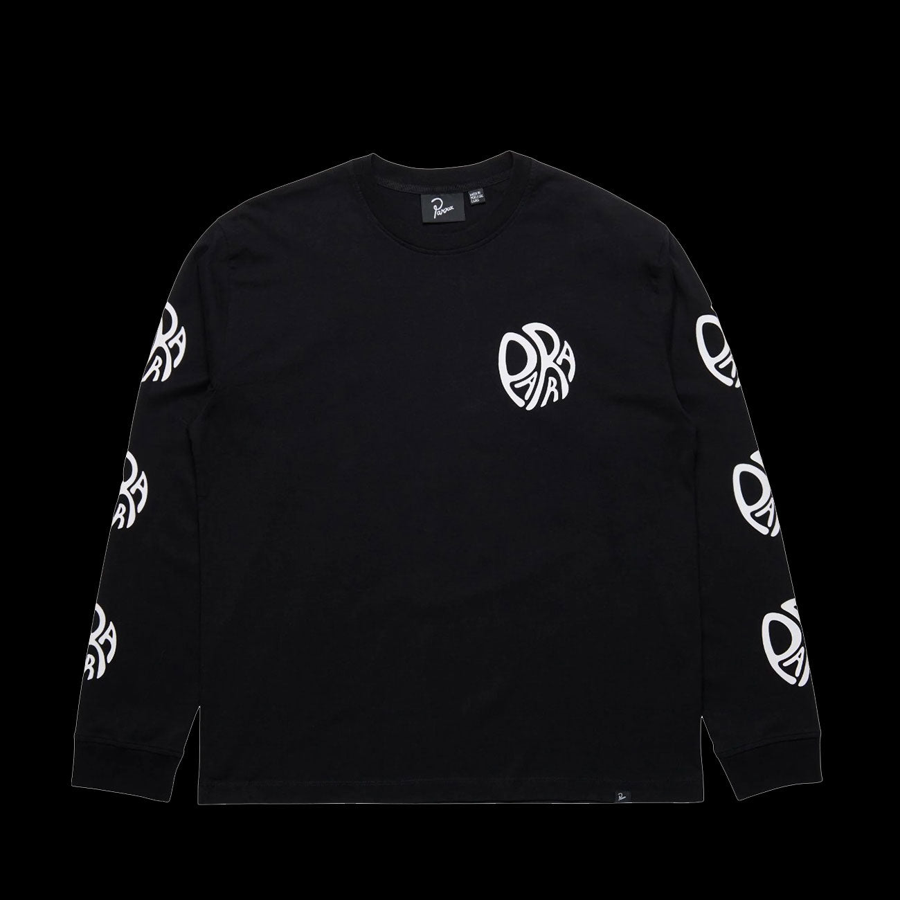 By Parra Circle Tweak Logo Long Sleeve T-Shirt (Black)