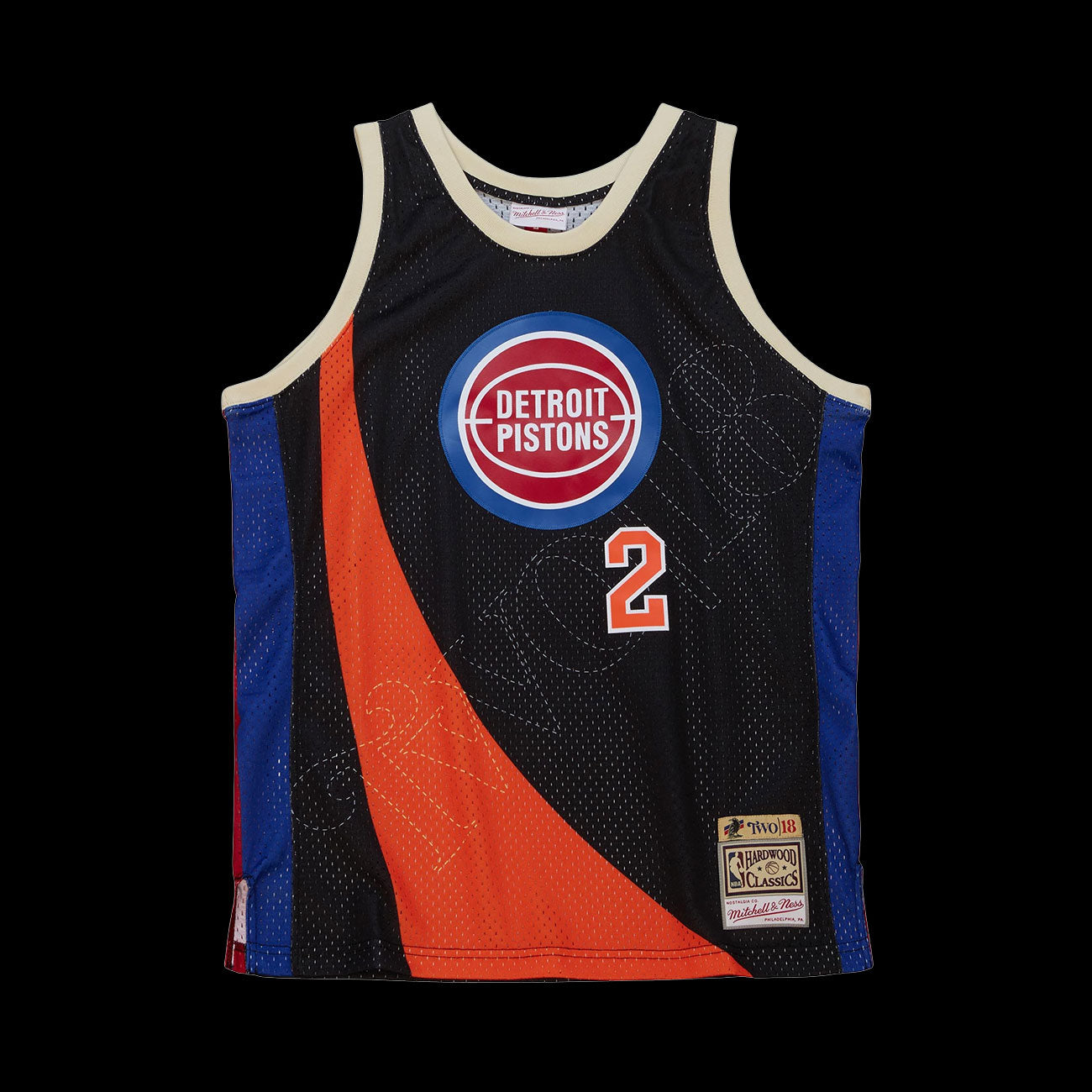 Mitchell & Ness x Two18 Detroit Pistons Jersey (Black)