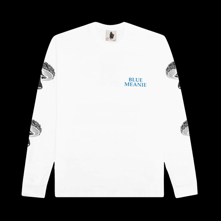 Real Bad Man Blue Meanie L/S Tee (White)