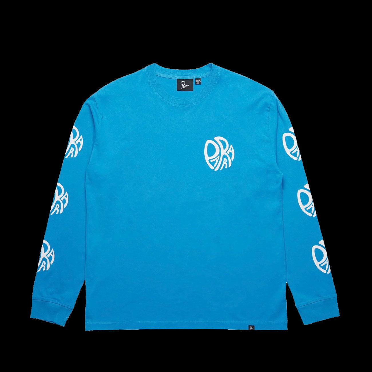 By Parra Circle Tweak Logo Long Sleeve T-Shirt (Greek Blue)