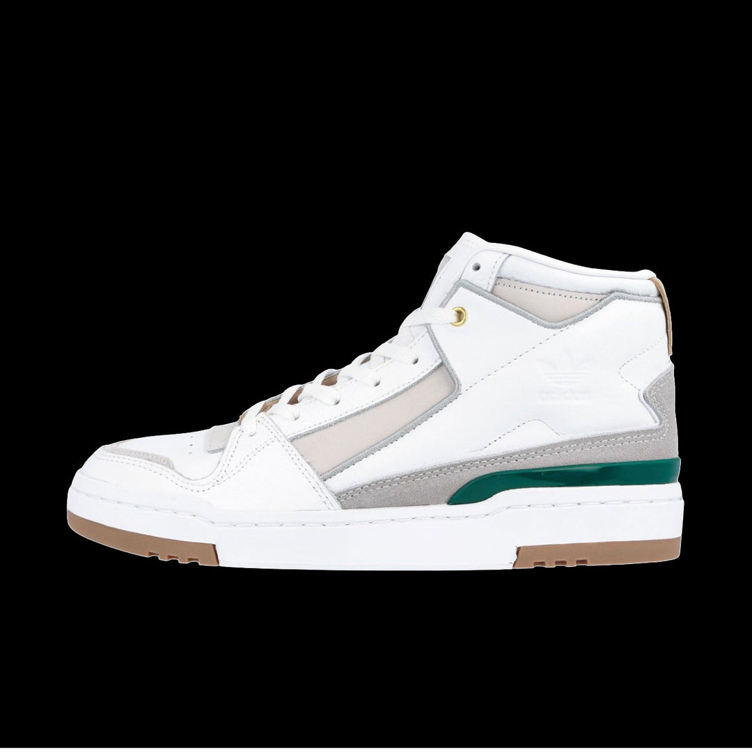 Adidas Forum Luxe Mid (Footwear White/ Collegiate Green/ Grey One)