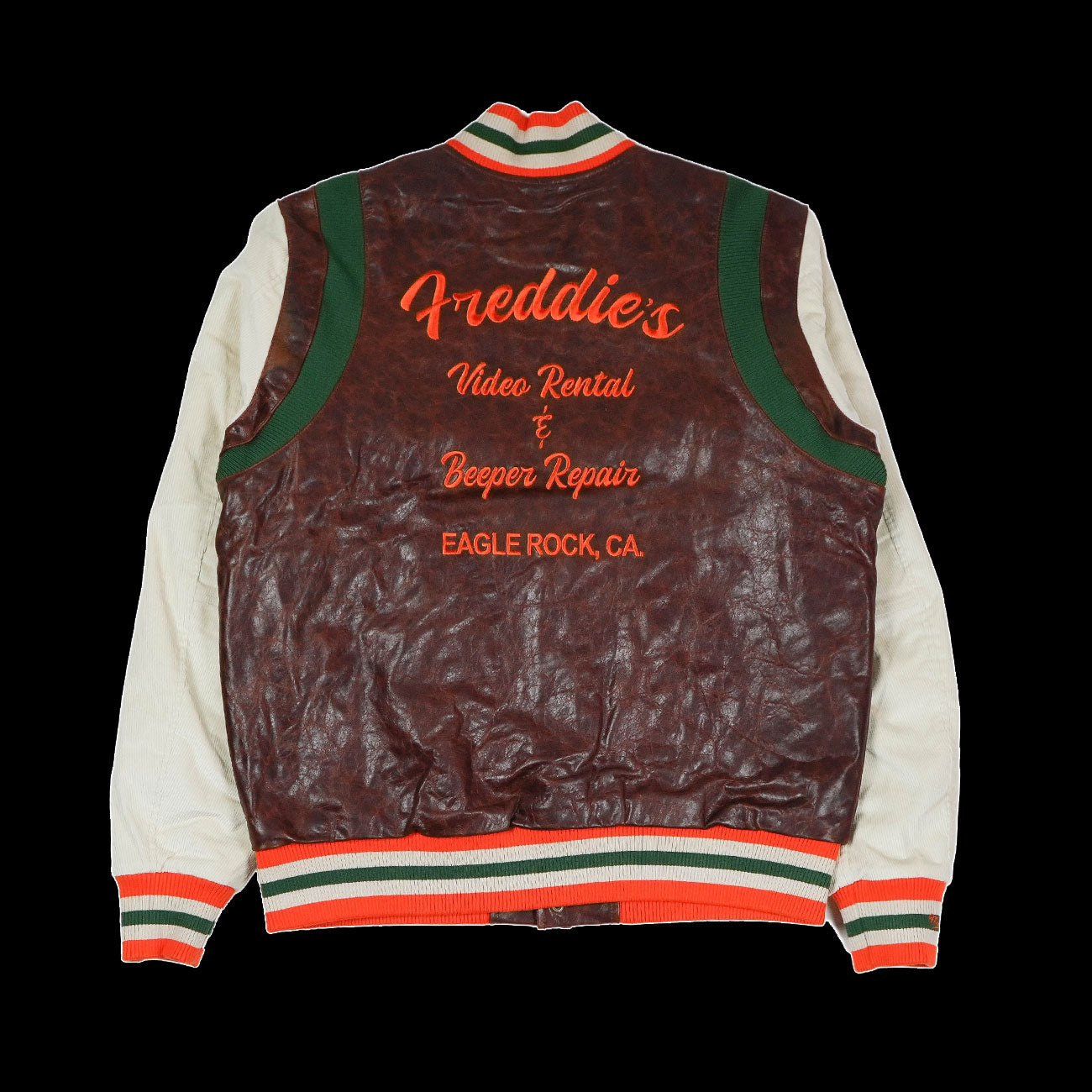 Mitchell & Ness x Fred Segal Freddies Varsity Jacket (Tan)