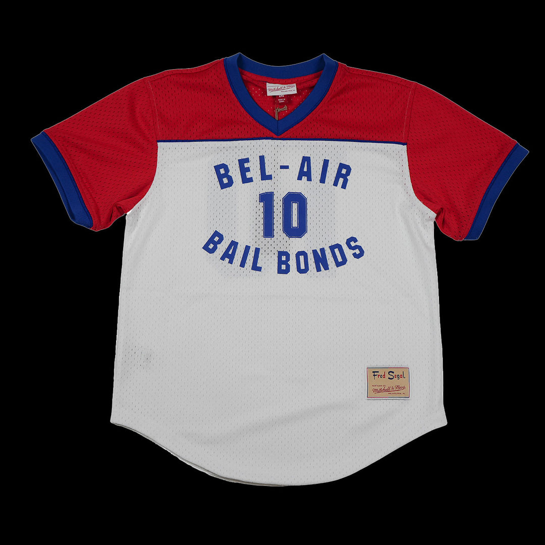 MITCHELL & NESS BRANDED FS BEL-AIR BONDS BP JERSEY BRANDED (White/ Red)