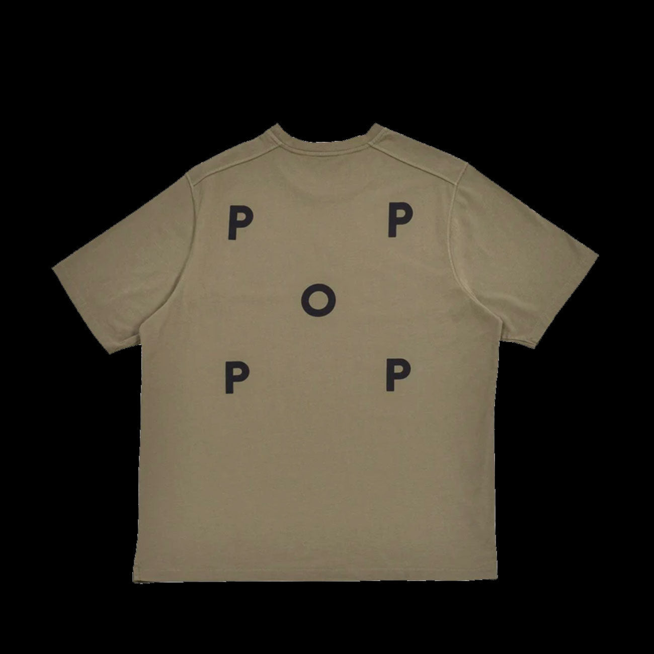 Pop Trading Company Logo T-Shirt (Olivine)