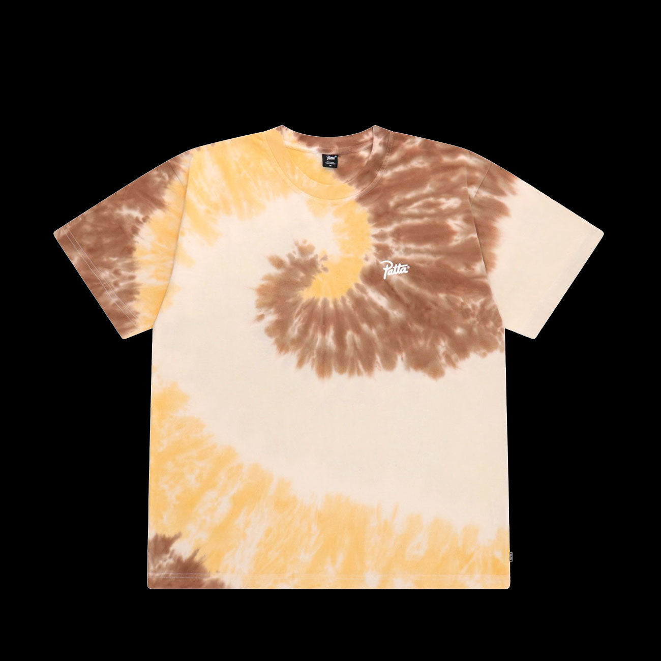 Patta Tie Dye Swirle T-Shirt (Tapioca)