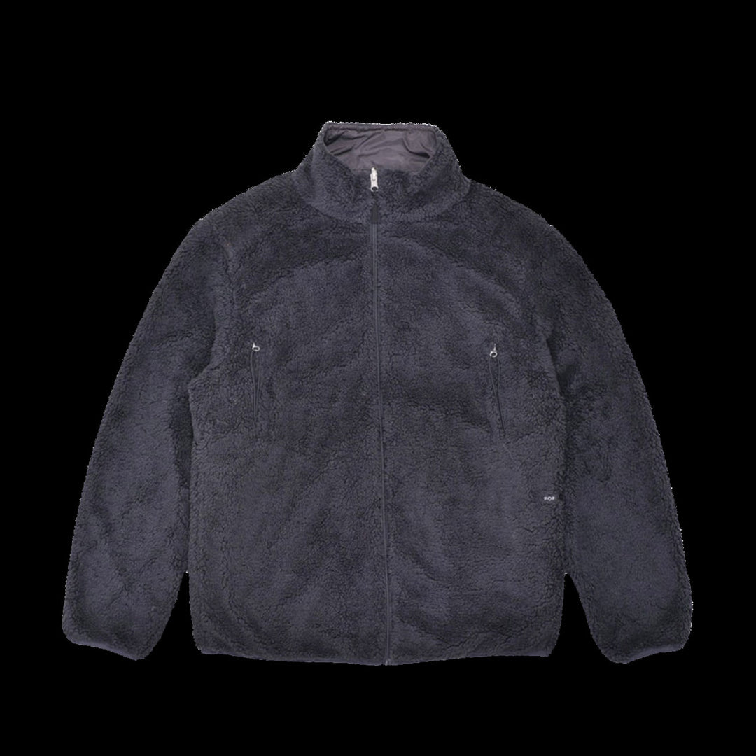 Pop Trading Trading Company Plada Fleece Jacket (Charcoal)