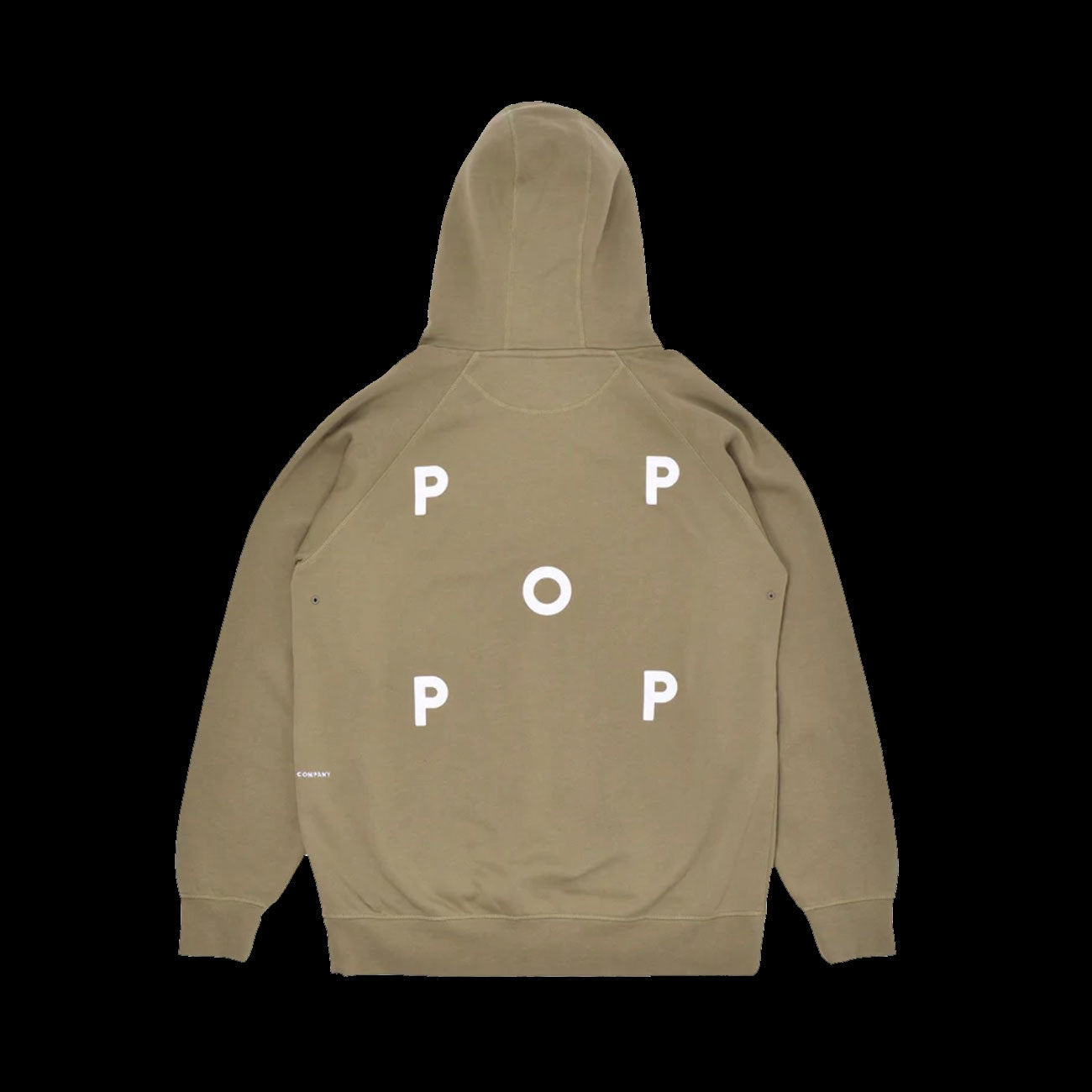 Pop Trading Company Logo Hooded Sweatshirt (Olivine)