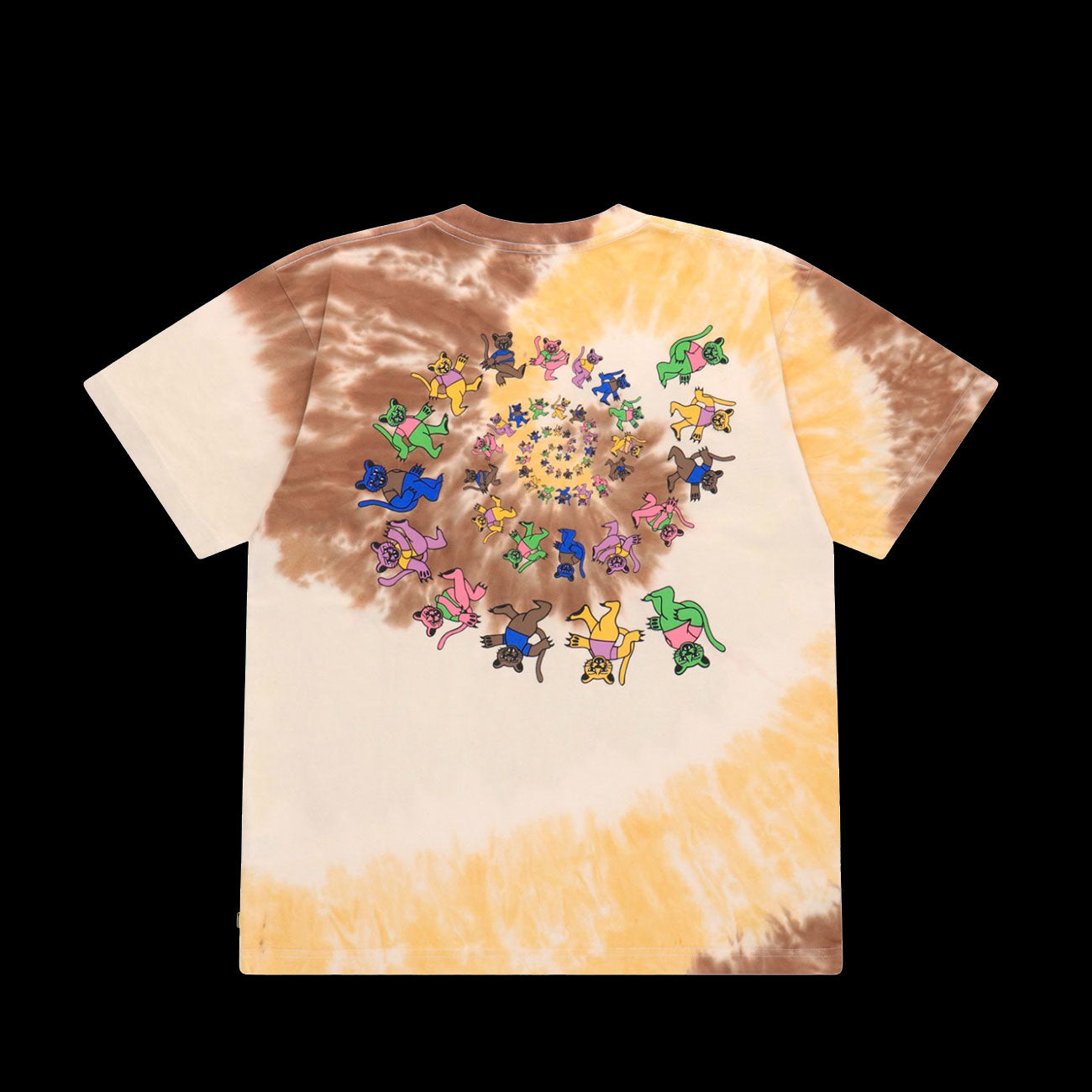 Patta Tie Dye Swirle T-Shirt (Tapioca)