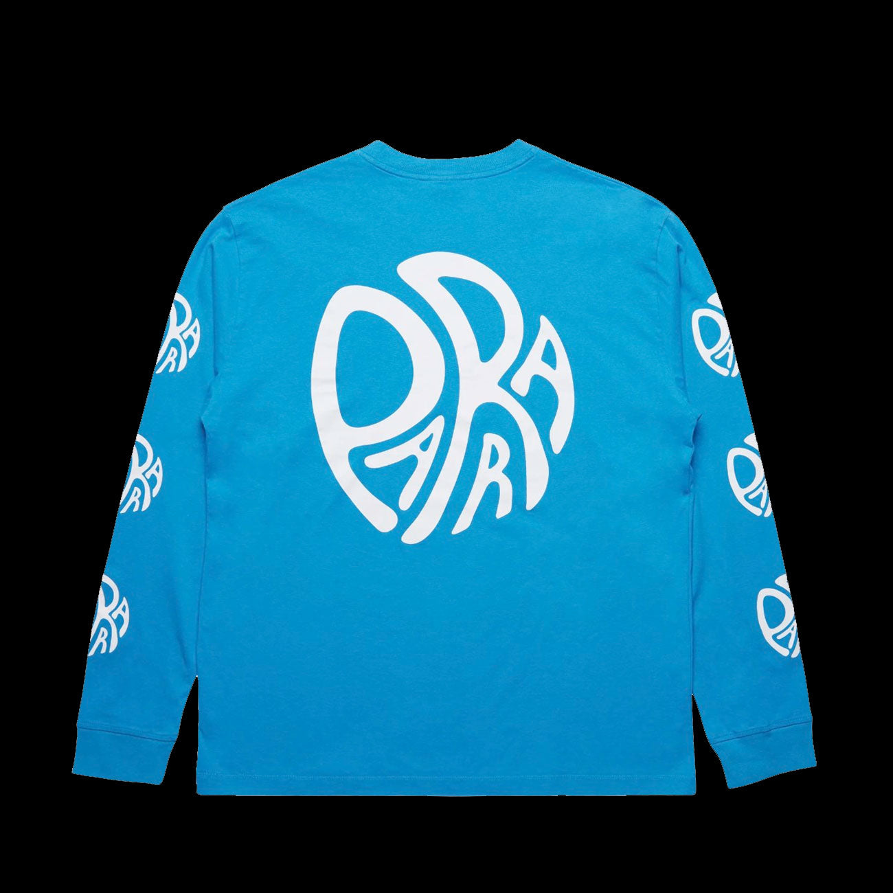 By Parra Circle Tweak Logo Long Sleeve T-Shirt (Greek Blue)